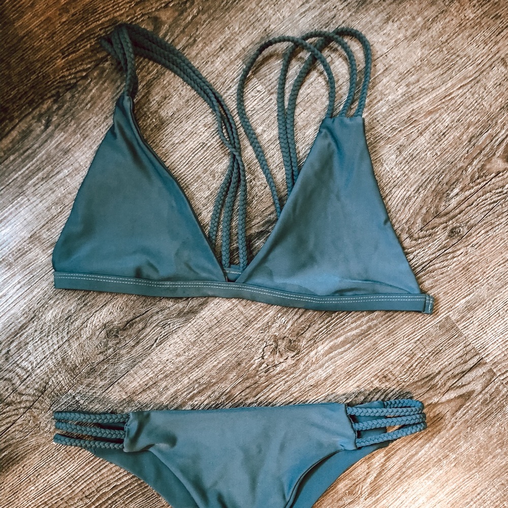 Teal bikini